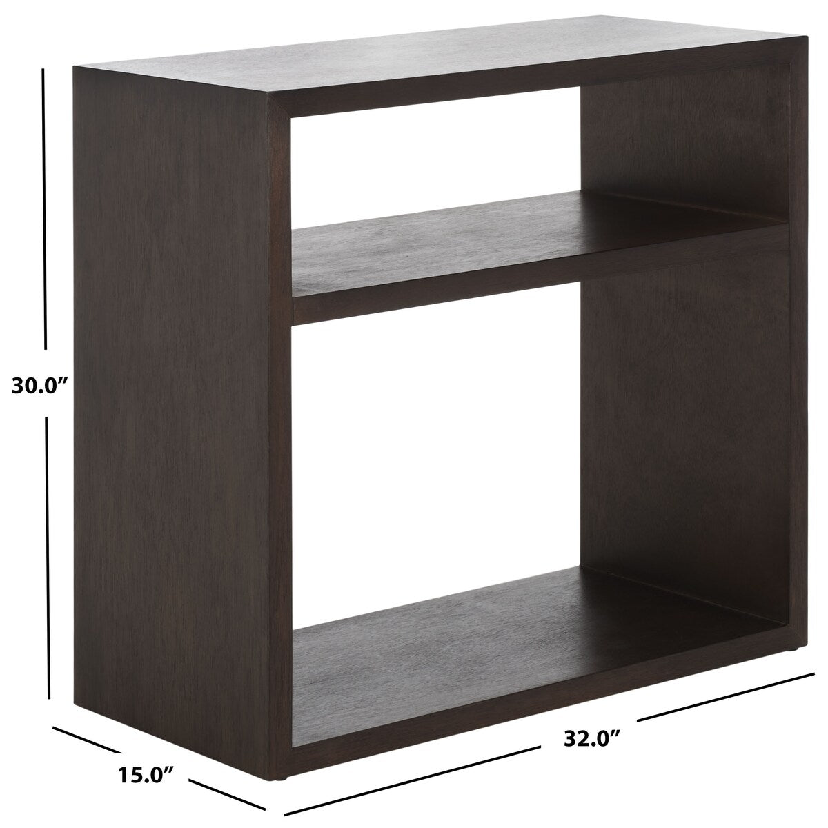 SAFAVIEH Lisette 2-Shelf Console Table - 32Wx15Dx30H