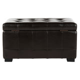 SAFAVIEH Lissa Storage Tufted Ottoman Bench