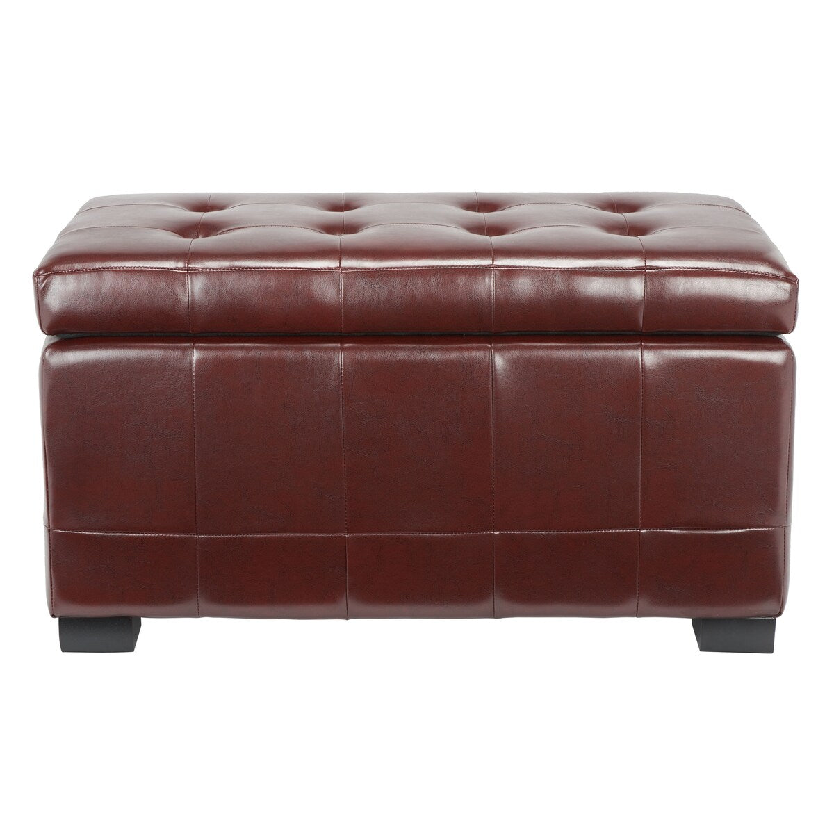 SAFAVIEH Lissa Storage Tufted Ottoman Bench