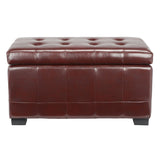 SAFAVIEH Lissa Storage Tufted Ottoman Bench