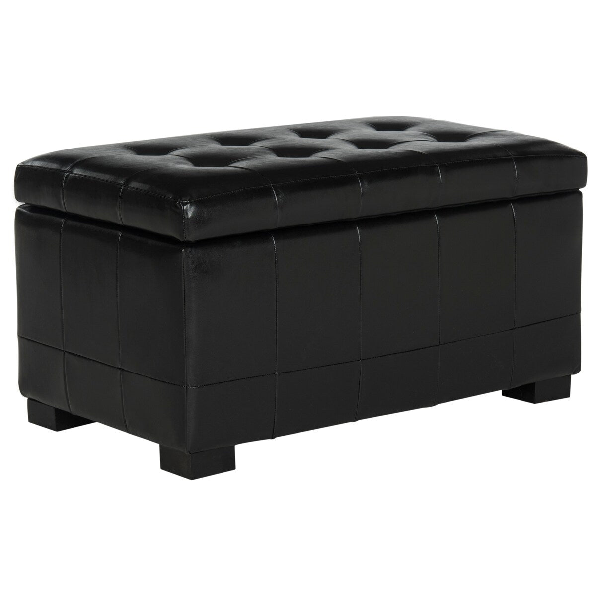 SAFAVIEH Lissa Storage Tufted Ottoman Bench