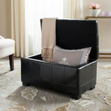 SAFAVIEH Lissa Storage Tufted Ottoman Bench