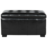 SAFAVIEH Lissa Storage Tufted Ottoman Bench