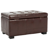 SAFAVIEH Lissa Storage Tufted Ottoman Bench