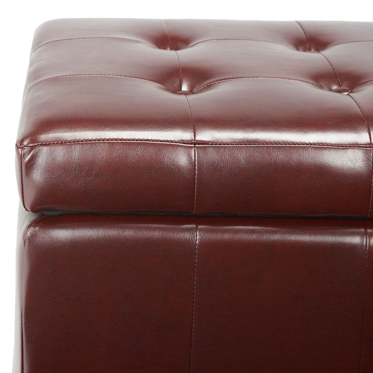 SAFAVIEH Lissa Storage Tufted Ottoman Bench