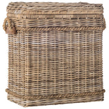 SAFAVIEH Lizica Grey Natural Rattan Storage Trunk - 25.6" x 13.7" x 27.5" - 26Wx14Dx28H