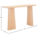 SAFAVIEH Ljuba Console Table - 47.3 In. W x 15.8 In. D x 30 In. H - 47Wx16Dx30H