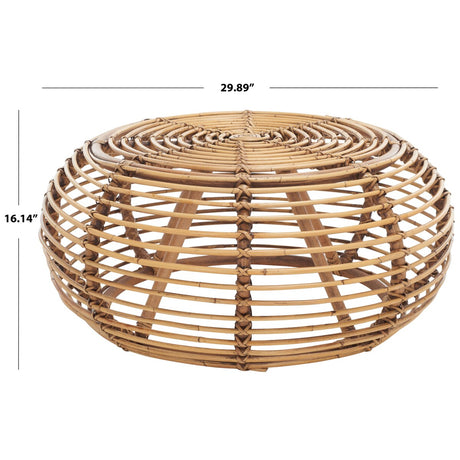 SAFAVIEH Lockie Round Coffee Table - 30" W x 30" D x 16" H - 30Wx30Dx16H