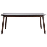 SAFAVIEH Lolita Mahogany Wood Rectangle Dining Table - 66.9" x 31.5" x 29.5" - 67Wx31Dx30H