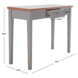 SAFAVIEH Loma Grey Console Table - 43.3" x 15.8" x 32" - 43Wx16Dx32H