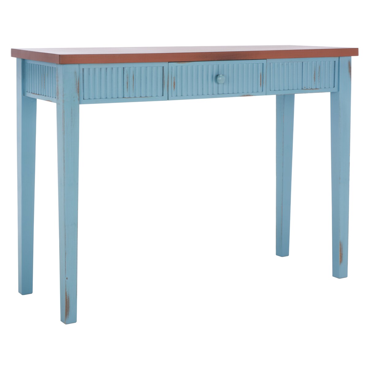 SAFAVIEH Loma Grey Console Table - 43.3" x 15.8" x 32" - 43Wx16Dx32H