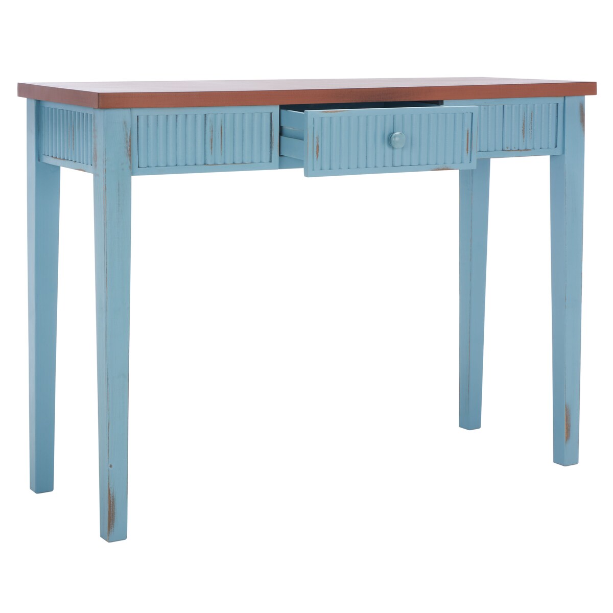 SAFAVIEH Loma Grey Console Table - 43.3" x 15.8" x 32" - 43Wx16Dx32H