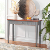 SAFAVIEH Loma Grey Console Table - 43.3" x 15.8" x 32" - 43Wx16Dx32H