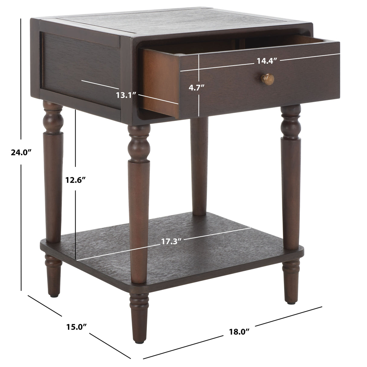 SAFAVIEH Louetta End Table