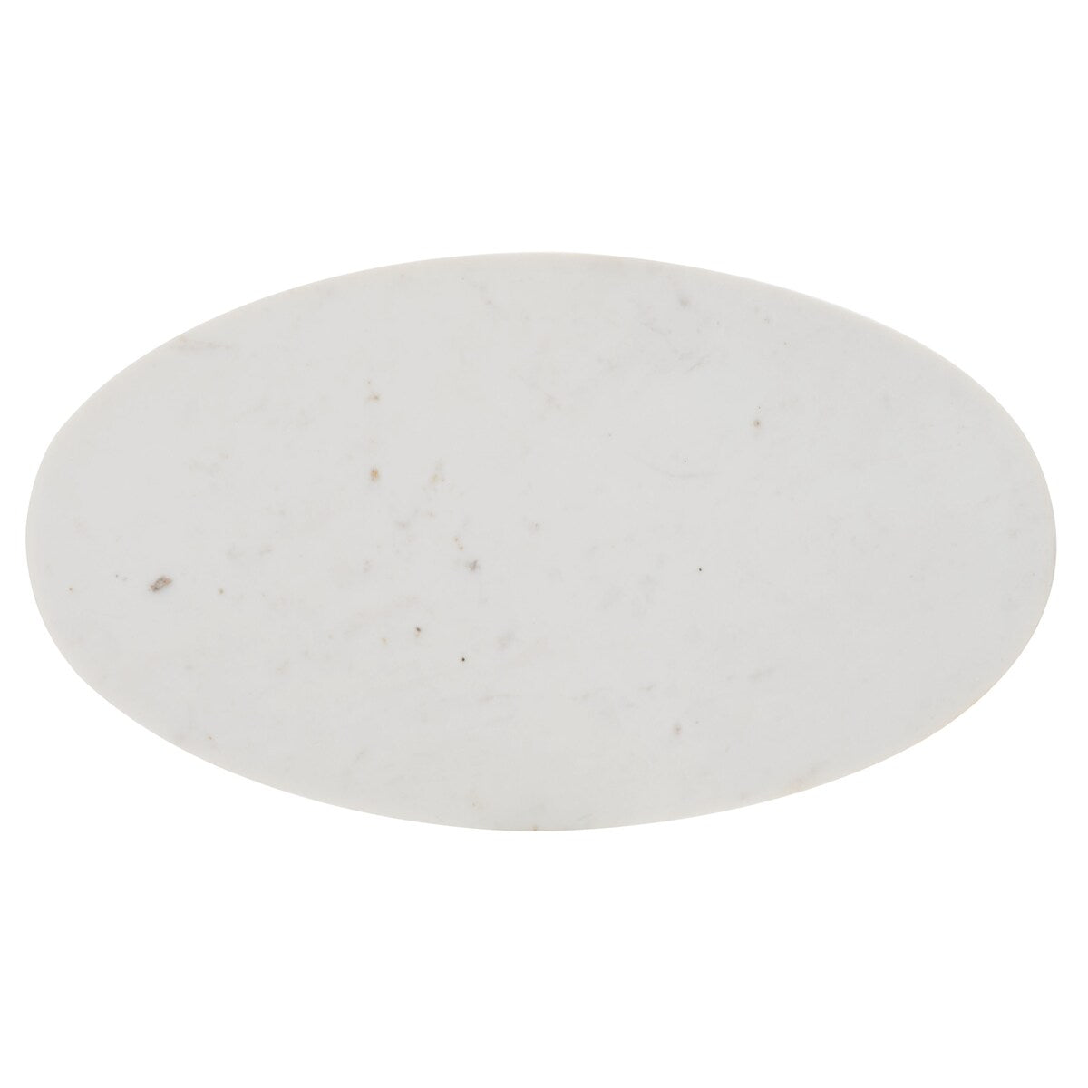 SAFAVIEH Louvenia Marble Top Oval Side Table - 23 In. W x 13 In. D x 24 In. H - 23Wx13Dx24H