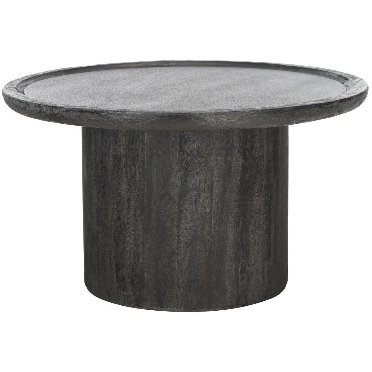 SAFAVIEH Lovey Round Pedestal Coffee Table - Natural. - 28Wx28Dx16H