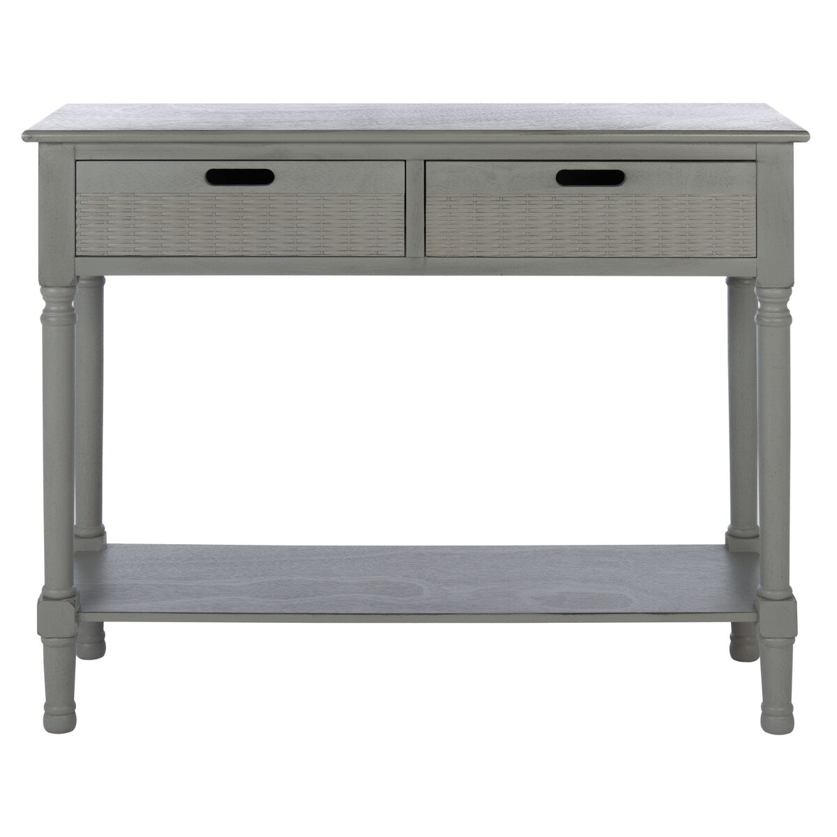 SAFAVIEH Lucetta 2-Drawer Console Table - 35.5" W x 13" L x 29.5" H - 36Wx13Dx30H