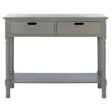 SAFAVIEH Lucetta 2-Drawer Console Table - 35.5" W x 13" L x 29.5" H - 36Wx13Dx30H