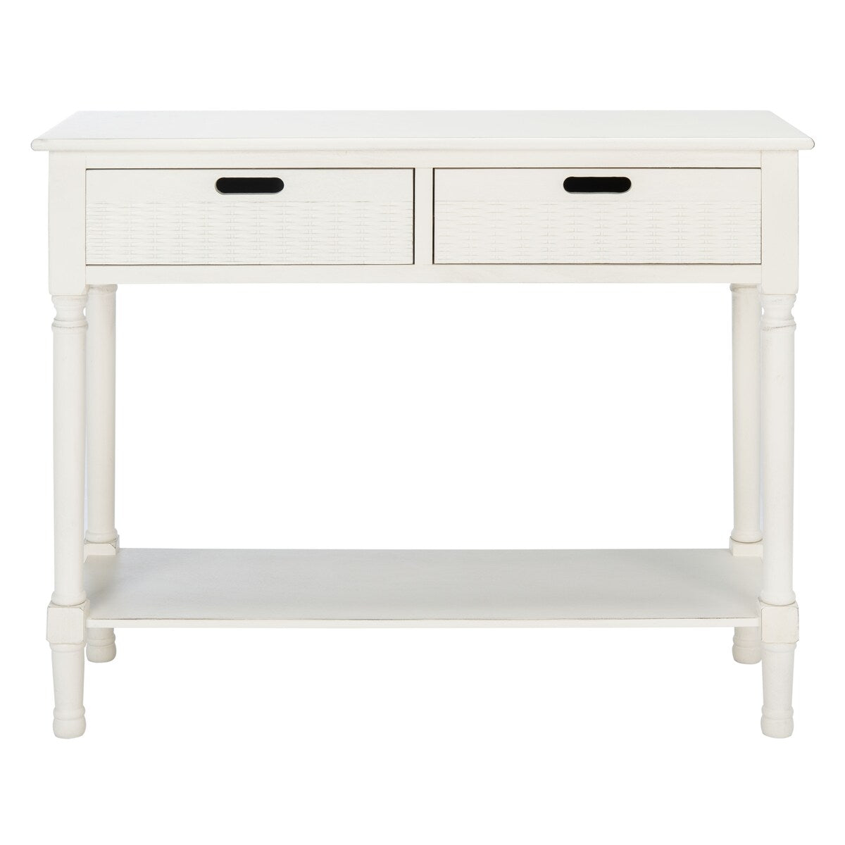 SAFAVIEH Lucetta 2-Drawer Console Table - 35.5" W x 13" L x 29.5" H - 36Wx13Dx30H