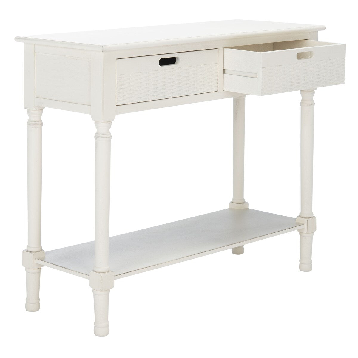 SAFAVIEH Lucetta 2-Drawer Console Table - 35.5" W x 13" L x 29.5" H - 36Wx13Dx30H