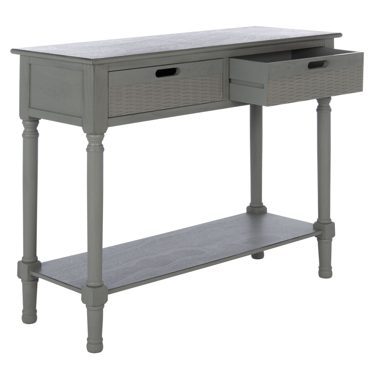 SAFAVIEH Lucetta 2-Drawer Console Table - 35.5" W x 13" L x 29.5" H - 36Wx13Dx30H