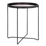 SAFAVIEH Ludie Small Round Tray Top Accent Table - 20Wx20Dx24H