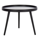 SAFAVIEH Luissa Round Tray Top Side Table - 23.6" x 23.6" x 17.7" - 23.6" x 23.6" x 17.7" - 24Wx24Dx18H