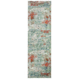 SAFAVIEH Luxor Ardyce Modern Abstract Distressed Ivory / Blue