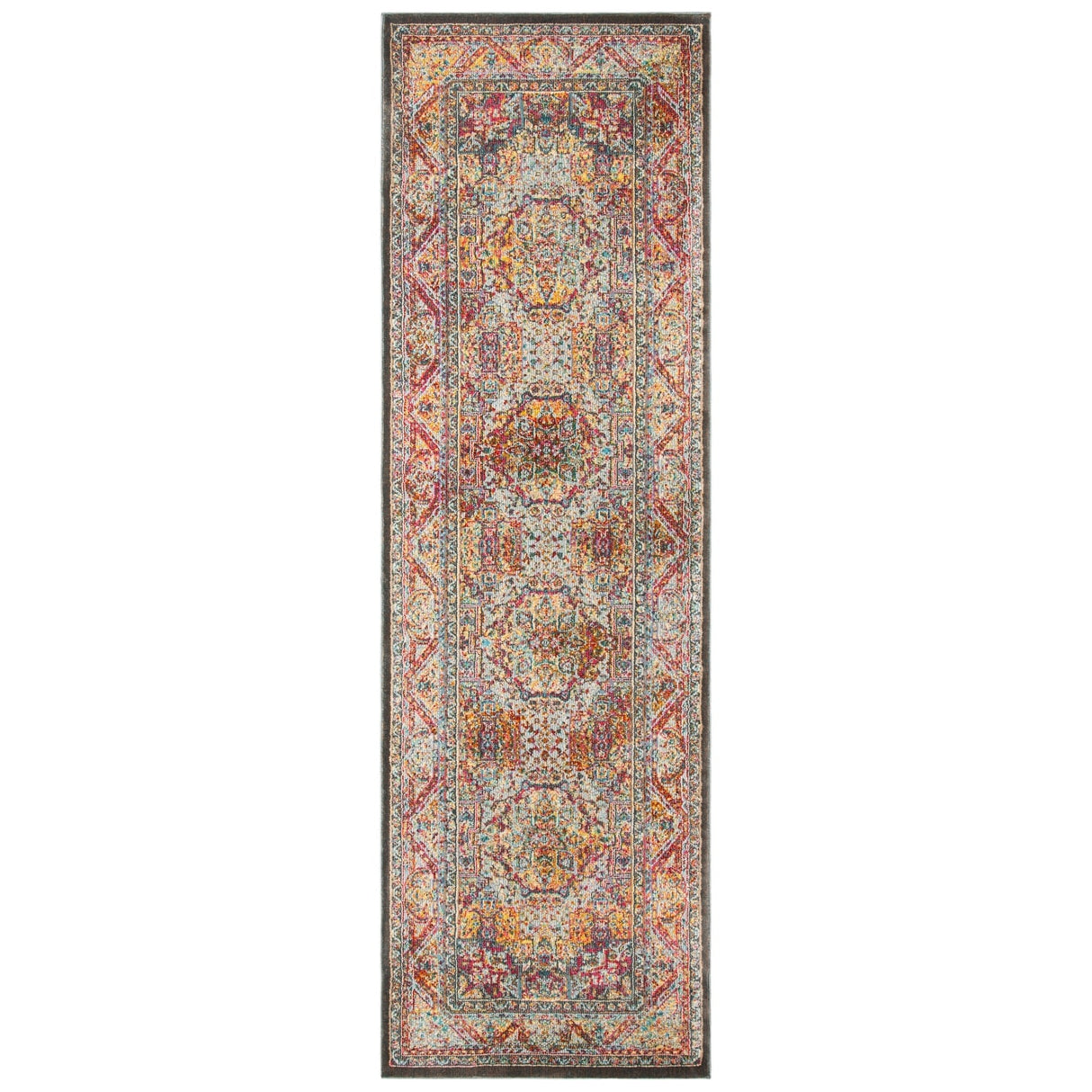 SAFAVIEH Luxor Belia Boho Medallion Distressed Rug