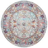 SAFAVIEH Luxor Joetta Boho Medallion Turquoise/ Aqua Rug