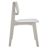 SAFAVIEH Luz Cane Dining Chair - 17" W x 20" D x 32" H - 17Wx20Dx32H