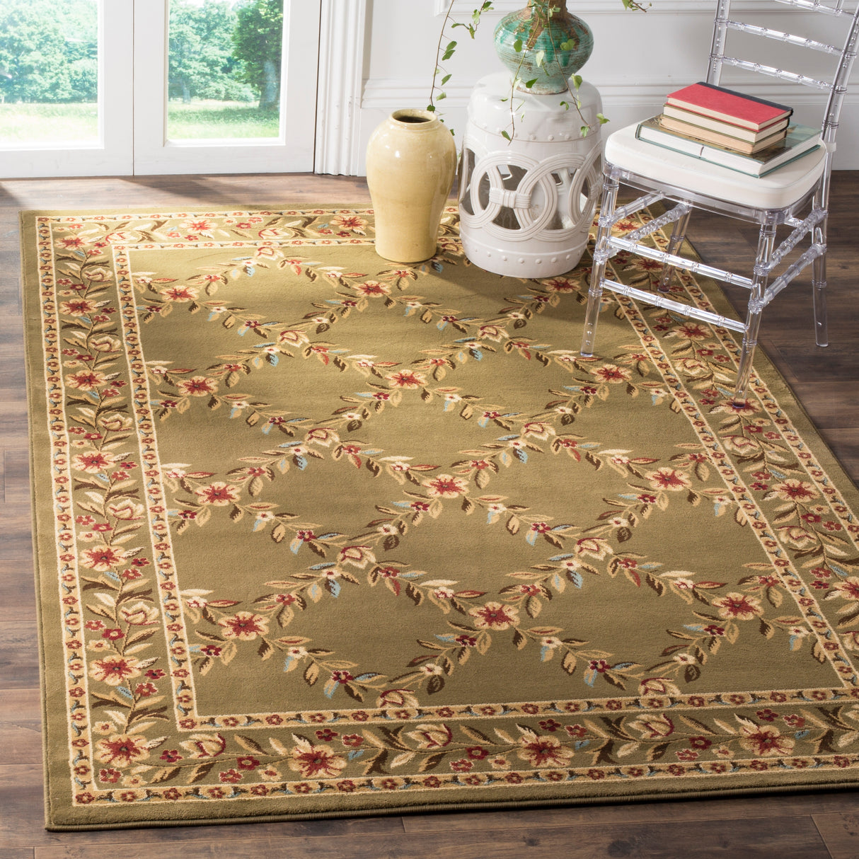 SAFAVIEH Lyndhurst Arenda Traditional Oriental Trellis Rug