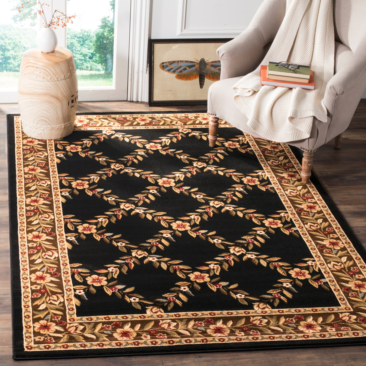 SAFAVIEH Lyndhurst Arenda Traditional Oriental Trellis Rug