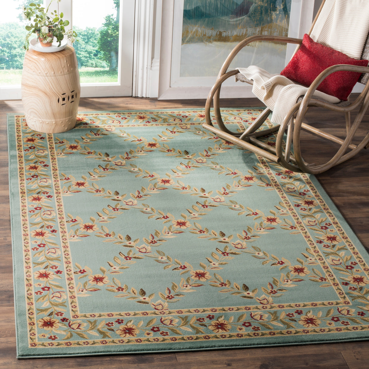 SAFAVIEH Lyndhurst Arenda Traditional Oriental Trellis Rug