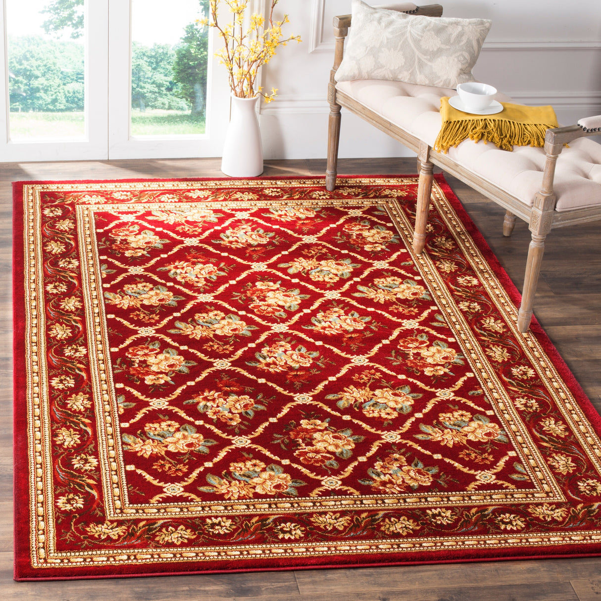 SAFAVIEH Lyndhurst Argelia Traditional Oriental Trellis Rug