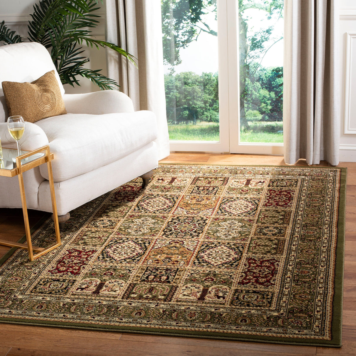 SAFAVIEH Lyndhurst Bluette Traditional Oriental Rug