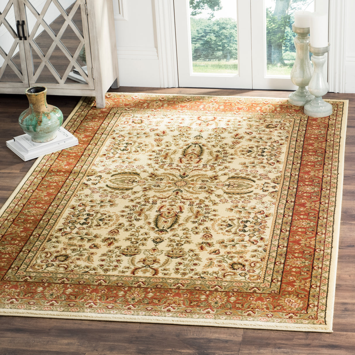 SAFAVIEH Lyndhurst Joretta Traditional Bordered Oriental Area Rug