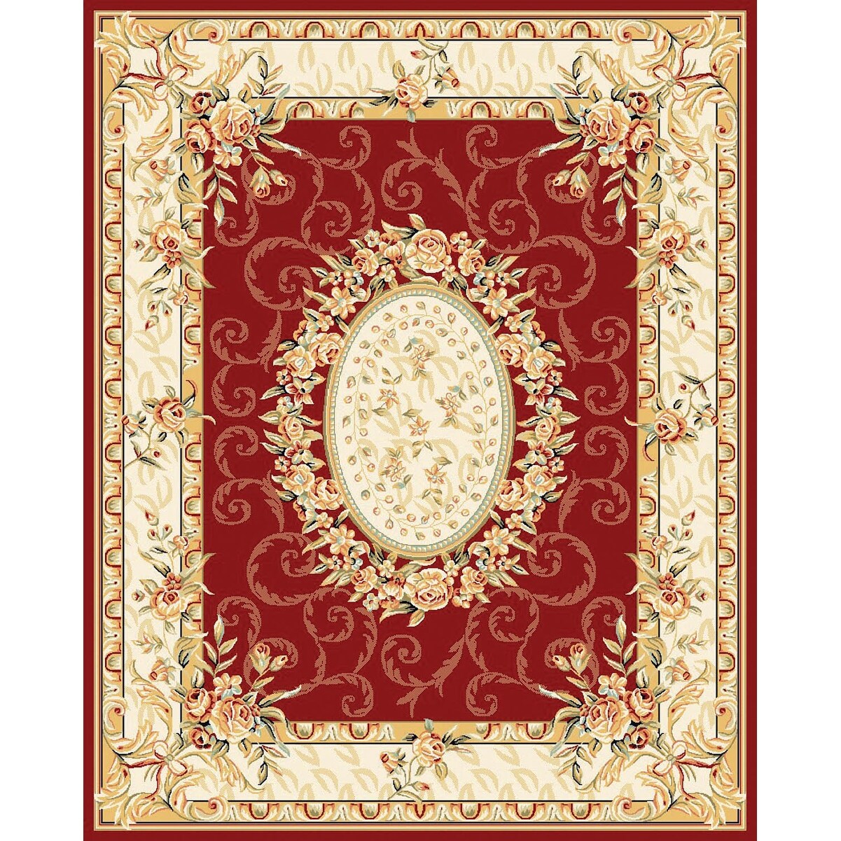 SAFAVIEH Lyndhurst Nannette Traditional Oriental Medallion Rug