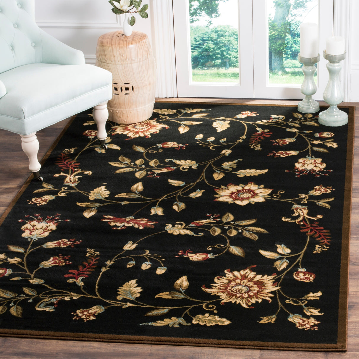 SAFAVIEH Lyndhurst Nazaria Traditional Floral Rug