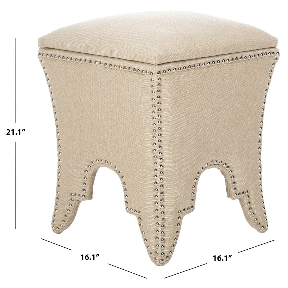 SAFAVIEH Lynsey Storage Ottoman