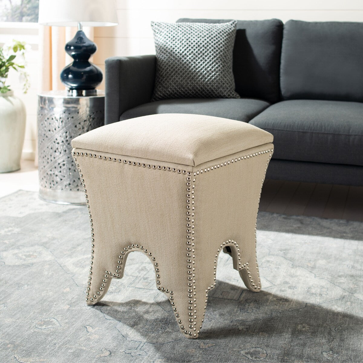 SAFAVIEH Lynsey Storage Ottoman