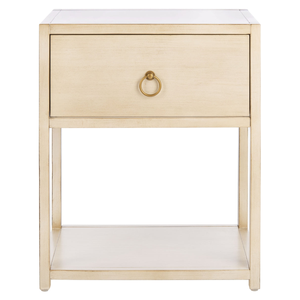 SAFAVIEH Maci 1-Drawer 1-Shelf Accent Table Nightstand