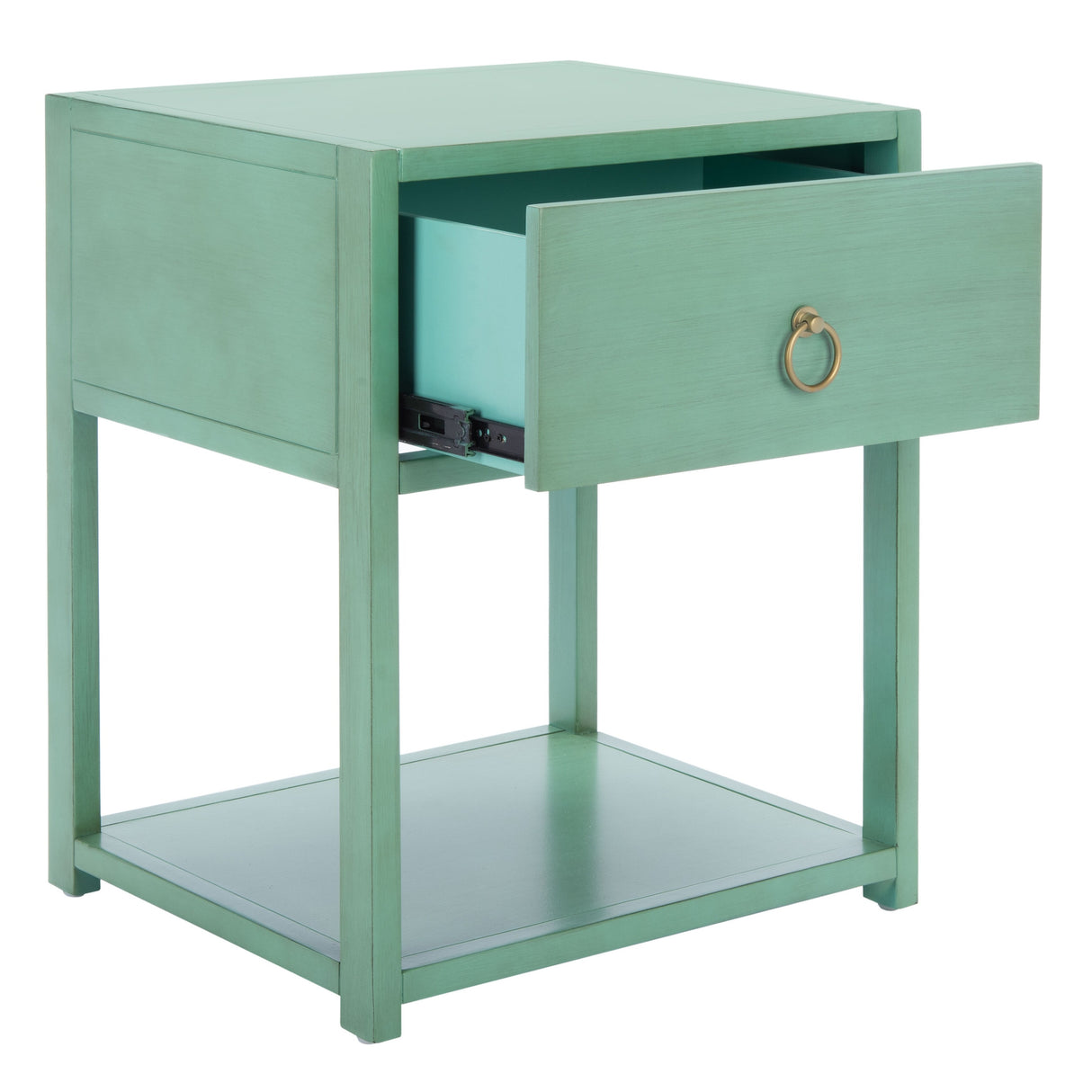 SAFAVIEH Maci 1-Drawer 1-Shelf Accent Table Nightstand