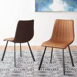 SAFAVIEH Madaline Mid-Century Dining Chair (Set of 2) - 22 In. W x 21 In. D x 34 In. H - 22Wx21Dx34H