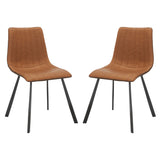 SAFAVIEH Madaline Mid-Century Dining Chair (Set of 2) - 22 In. W x 21 In. D x 34 In. H - 22Wx21Dx34H