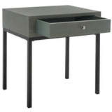 SAFAVIEH Madie Ash Grey End Table - 24" x 18.1" x 26.2" - 24Wx18Dx26H