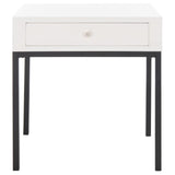 SAFAVIEH Madie Ash Grey End Table - 24" x 18.1" x 26.2" - 24Wx18Dx26H