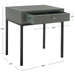 SAFAVIEH Madie Ash Grey End Table - 24" x 18.1" x 26.2" - 24Wx18Dx26H