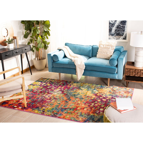 SAFAVIEH Madison Cherie Modern Abstract Watercolor Rug