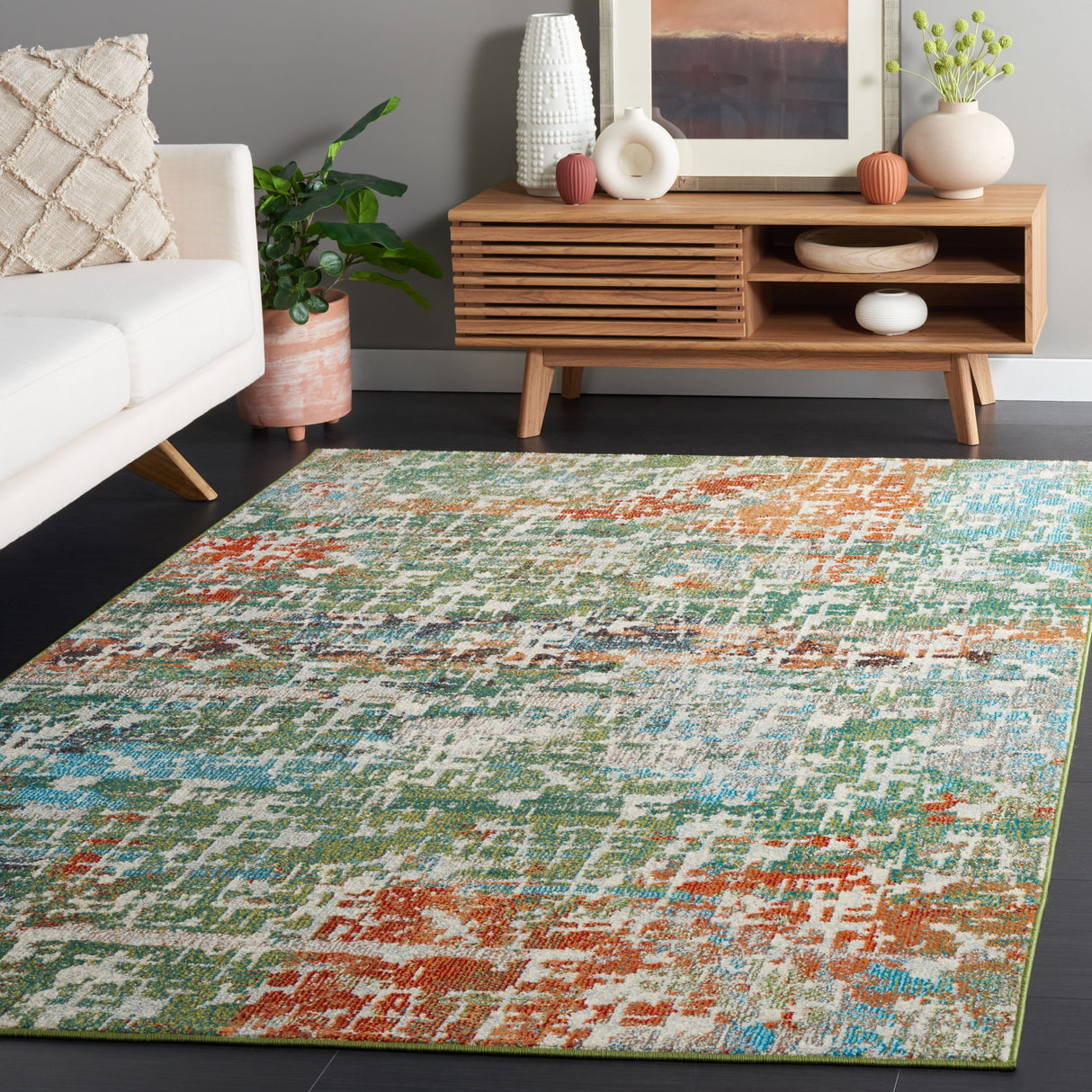 SAFAVIEH Madison Evangelina Modern Abstract Rug